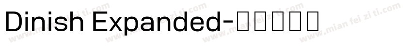 Dinish Expanded字体转换